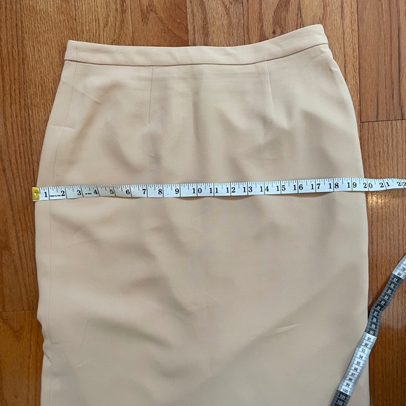 Kasper Women's Pant Suit‎ Set, Blazer, skirt and Wide Leg Trousers, Neutral Tan - Picture 14 of 16